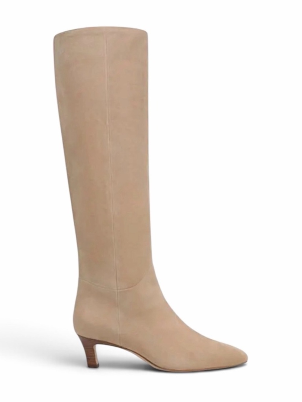 Favorite Daughter Lena Knee High Boot in Shortbread Beige